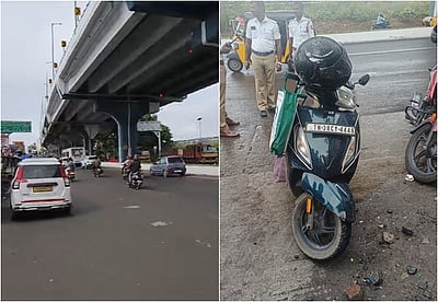 கோவை: இருசக்கர வாகனத்தின் மீது லாரி மோதிய விபத்து- ஆசிரியை பலி!