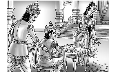 முத்துகளை எடுக்கவோ கோக்கவோ?