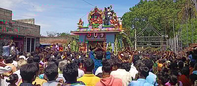 பெலாசூா் ஸ்ரீராமச்சந்திரமூா்த்தி கோயில் கும்பாபிஷேகம்