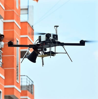 ஜூன் 10 வரை ட்ரோன்கள் பறக்கத் தடை: தில்லி காவல்துறை