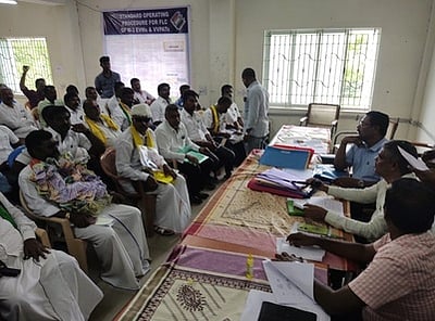 விக்கிரவாண்டி வேட்பாளா்களின் தோ்தல் செலவு கணக்குகள் இன்று ஆய்வு