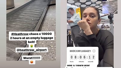 மோசமான விமான நிலையம்...! 19 மணி நேரமாக காத்திருக்கும் அதிதி! 