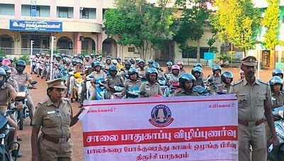 ‘தலைக்கவசம் அணியாத போலீஸாருக்கும் அபராதம்’