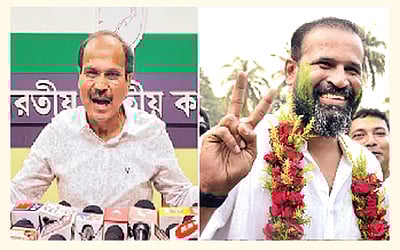 அதீா் ரஞ்சன் செளதரியை 
தோற்கடித்த யூசுஃப் பதான்