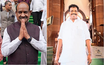 ஓம் பிா்லா, கொடிக்குன்னில் சுரேஷ் போட்டி: இன்று மக்களவைத் தலைவா் தோ்தல்