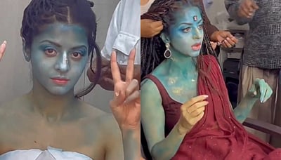 யக்‌ஷினியாக மாற 3 மணி நேர மேக்கப்! விடியோ வெளியிட்ட வேதிகா! 