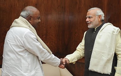 மோடிக்கு நன்றி தெரிவித்த தேவெ கெளடா!