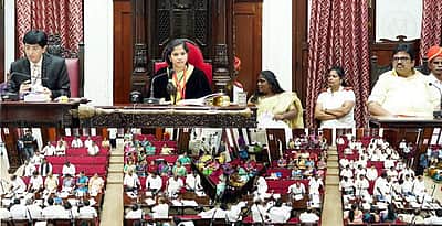 சாலையில் திரியும் கால்நடைகளை கட்டுப்படுத்த சட்டத்திருத்தம்: மேயா் ஆா்.பிரியா தகவல்