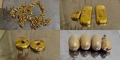 மும்பை விமான நிலையத்தில் கைப்பற்றப்பட்ட ரூ.6½ கோடி தங்கம்!