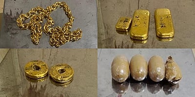 மும்பை விமான நிலையத்தில் கைப்பற்றப்பட்ட ரூ.6½ கோடி தங்கம்!