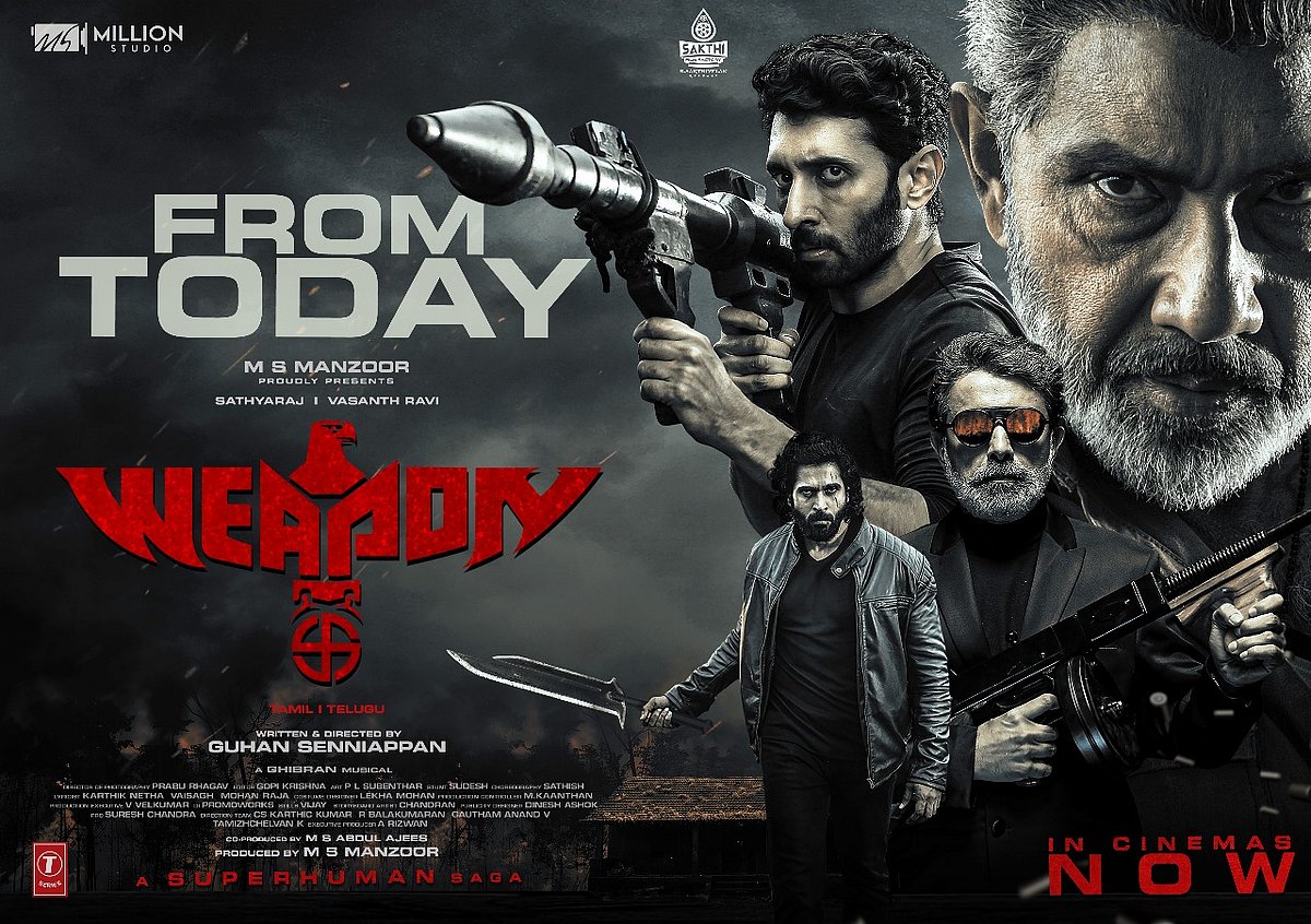 ’சூப்பர் ஹீரோக்கள்’ வரிசையில் இடம் பெற்றாரா சத்யராஜ்? - வெப்பன் திரை விமர்சனம்