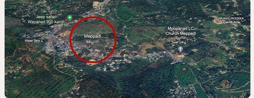 நிலச்சரிவு ஏற்பட்ட மேப்படி பகுதி