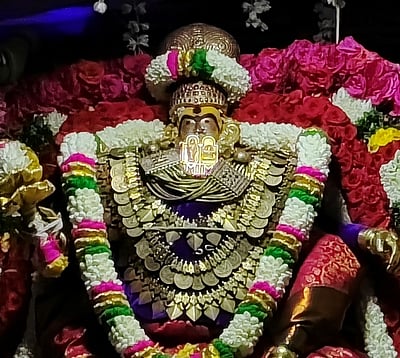 ஆடித்தவசுத் திருவிழா 7-ஆம் திருநாள்: பூப்பல்லக்கில் அம்பாள் வீதியுலா