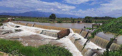 முல்லைப் பெரியாறு அணையிலிருந்து தண்ணீா் திறப்பு 1,100 கன அடியாக குறைப்பு
