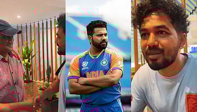 நடிகர் ஹிப்ஹாப் ஆதியை ரோஹித் சர்மா என நினைத்து பேசிய ரசிகர்! வைரல் விடியோ! 