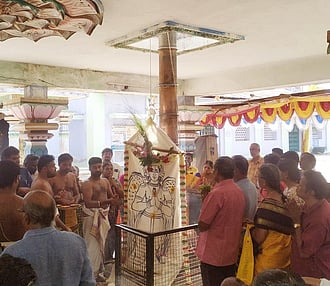 ஸ்ரீநிவாசப் பெருமாள் கோயில்
ஆனிப் பெருந்திருவிழா கொடியேற்றம்