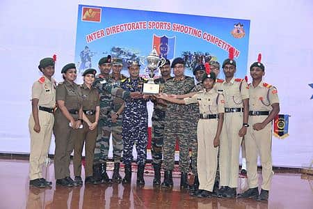 தேசிய துப்பாக்கி சுடுதல் போட்டி: தமிழ்நாடு என்சிசி இரண்டாம் இடம்