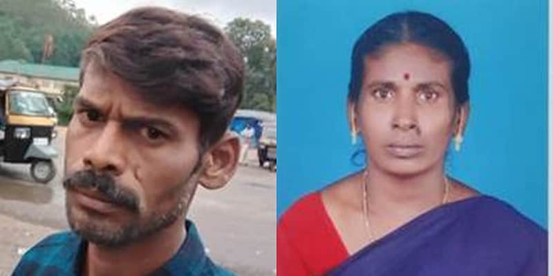 ஆலங்குளம் அருகே பெண் கொலை: கணவா் கைது