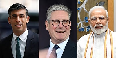 ரிஷி சுனக், கியெர் ஸ்டார்மருக்கு பிரதமர் மோடி வாழ்த்து!