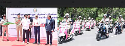ரூ.74 லட்சம் செலவில் காவல் துறைக்கான 85 இருசக்கர வாகனங்கள் சேவை: முதல்வர் தொடங்கி வைத்தார்