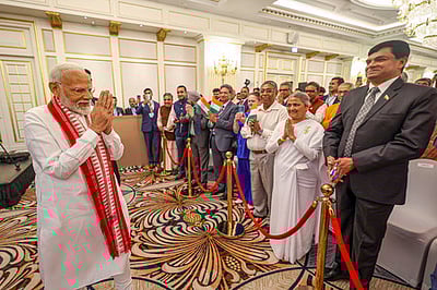 அனைத்து சூழ்நிலையிலும் இந்தியாவின் நட்பு நாடு ரஷியா:
பிரதமா் மோடி பெருமிதம்