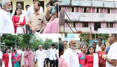 வடசென்னை வளா்ச்சி திட்டங்கள்:
அமைச்சா் பி.கே.சேகா்பாபு ஆய்வு