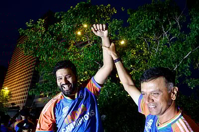 ரோஹித் சர்மாவுடன் இணைந்து பணியாற்றியதை கௌரவமாக கருதுகிறேன்: ராகுல் டிராவிட்