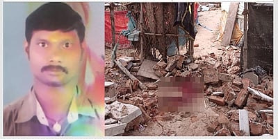 கோட்டூரில் வீட்டின் சுவர் இடிந்து விழுந்ததில் ஒருவர் பலி