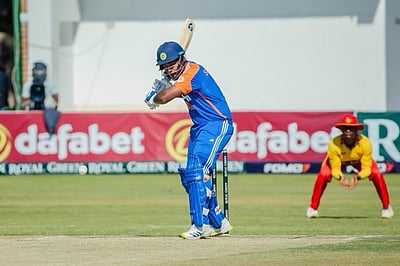 சஞ்சு சாம்சன் அரைசதம்; ஜிம்பாப்வேவுக்கு 168 ரன்கள் இலக்கு!