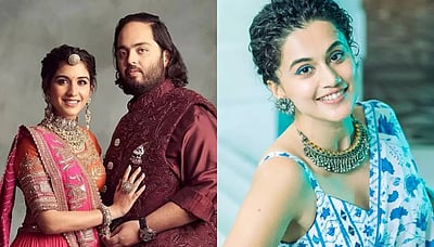 ஆனந்த் அம்பானி திருமணத்தில் கலந்து கொள்ளாதது ஏன்? டாப்ஸி விளக்கம்! 