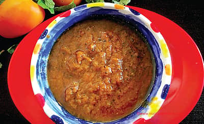 புதினா தக்காளி தொக்கு