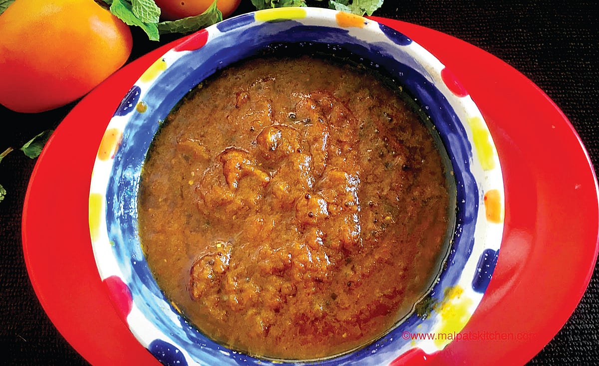 புதினா தக்காளி தொக்கு