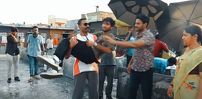 ராயன் படப்பிடிப்பு காட்சிகள் வெளியீடு!