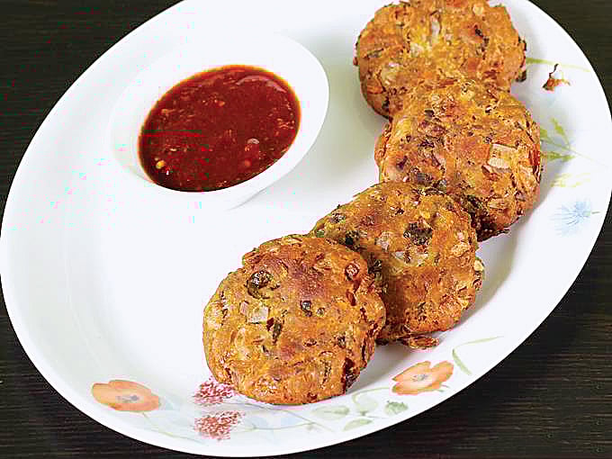 புதினா மல்லி பிரெட் வடை