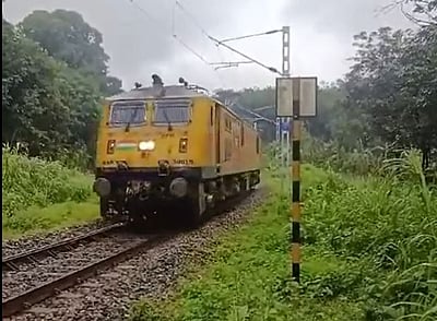 செங்கோட்டை-புனலூர் மின் ரயில் பாதையில் சோதனை ஓட்டம்!