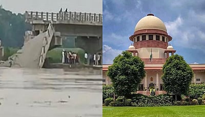 பிகாரில் பாலங்கள் இடிந்து விழுந்த சம்பவம்: மாநில அரசுக்கு உச்சநீதிமன்றம் நோட்டீஸ்