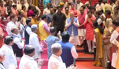 மோடி தலைமையில் பாஜக கூட்டணி எம்பிக்கள் கூட்டம்!