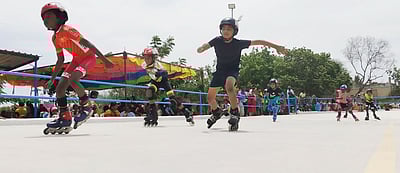 சிவகங்கையில் மாநில ஸ்கேட்டிங் போட்டி