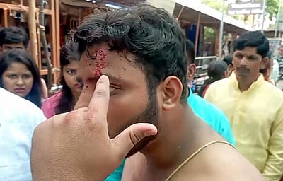 ராமநாதசுவாமி கோயிலில் 
வடமாநில பக்தா் மீது தாக்குதல்