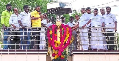 திருச்செந்தூா் பகுதியில் காமராஜா் பிறந்தநாள் விழா