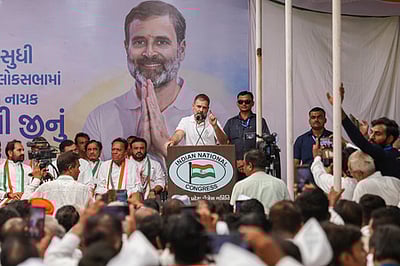 ராமா் கோயில் இயக்கம் தோல்வி: ராகுல் காந்தி