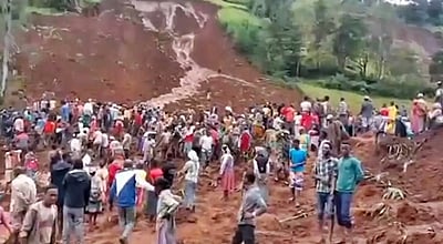 எத்தியோப்பியாவில் நிலச்சரிவு: 157 ஆக உயர்ந்த பலி!
