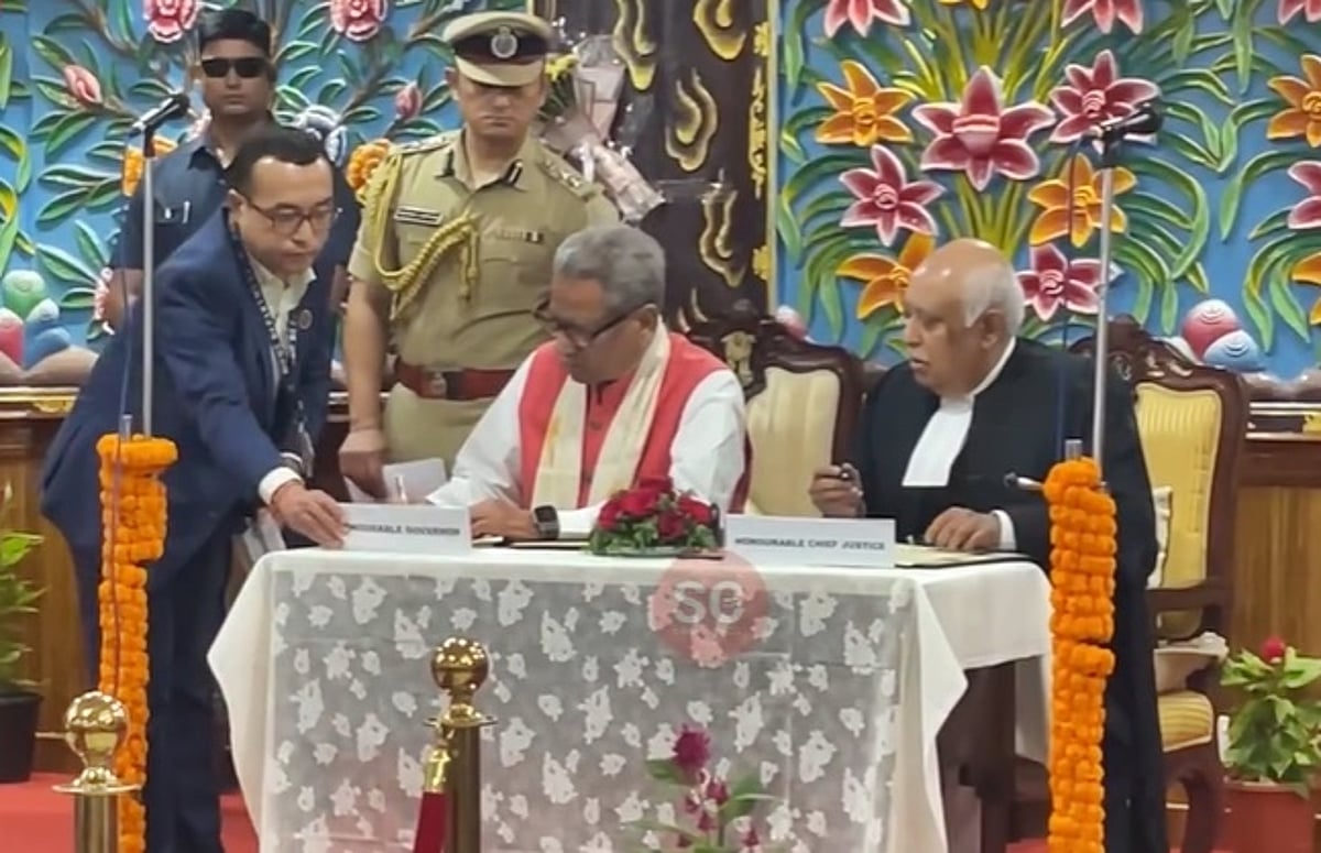 சிக்கிம் ஆளுநராக ஓம் பிரகாஷ் மாத்தூர் பதவியேற்பு!