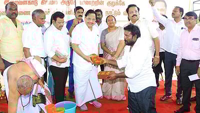 தென்பெண்ணை - பாலாறு இணைப்புத் திட்டம்: 2 ஆண்டுகளில் தொடங்க நடவடிக்கை அமைச்சா் துரைமுருகன்