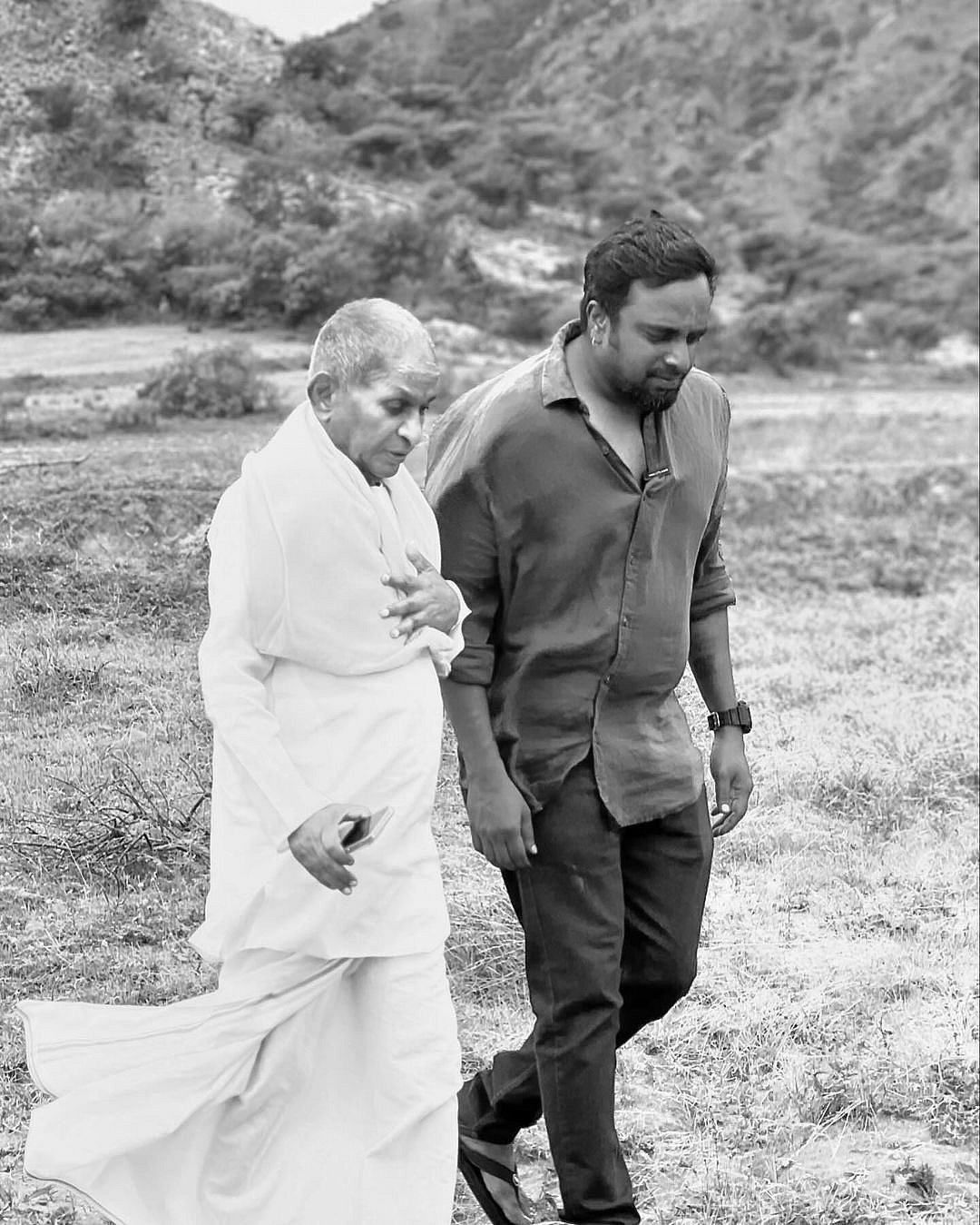 இளையராஜாவுடன் இயக்குநர் அருண் மாதேஸ்வரன்!
