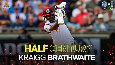 3-வது டெஸ்ட்: மே.இ.தீவுகள் நிதான ஆட்டம்!