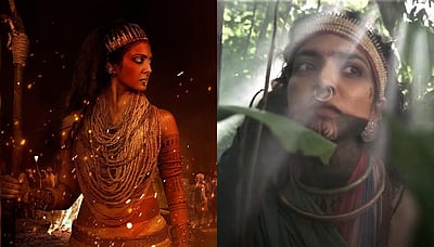 தங்கலான் படத்துக்காக எருமை சவாரி செய்த மாளவிகா மோகனன்!