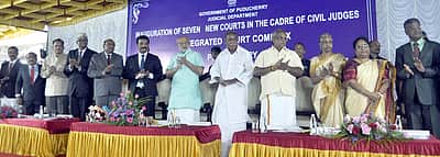 நீதிமன்றங்கள் குற்றங்களைக் குறைக்கும் மையங்களாக வேண்டும் -உயா்நீதிமன்ற தலைமை நீதிபதி  ஆா்.மகாதேவன்