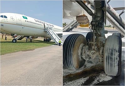 தீப்பற்றிய செளதி ஏர்லைன்ஸ் விமானம்: துரித நடவடிக்கையால் விபத்து தவிர்ப்பு!