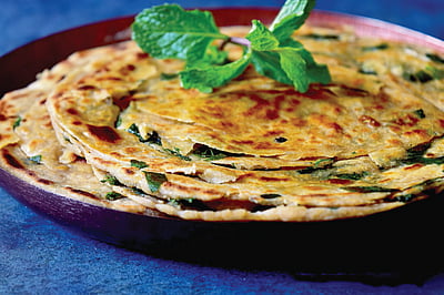 புதினா பரோட்டா